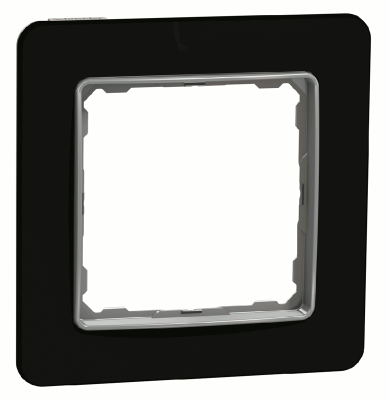 Рамка 1-на Schneider Sedna Elements SDD361801 Чорне скло купити